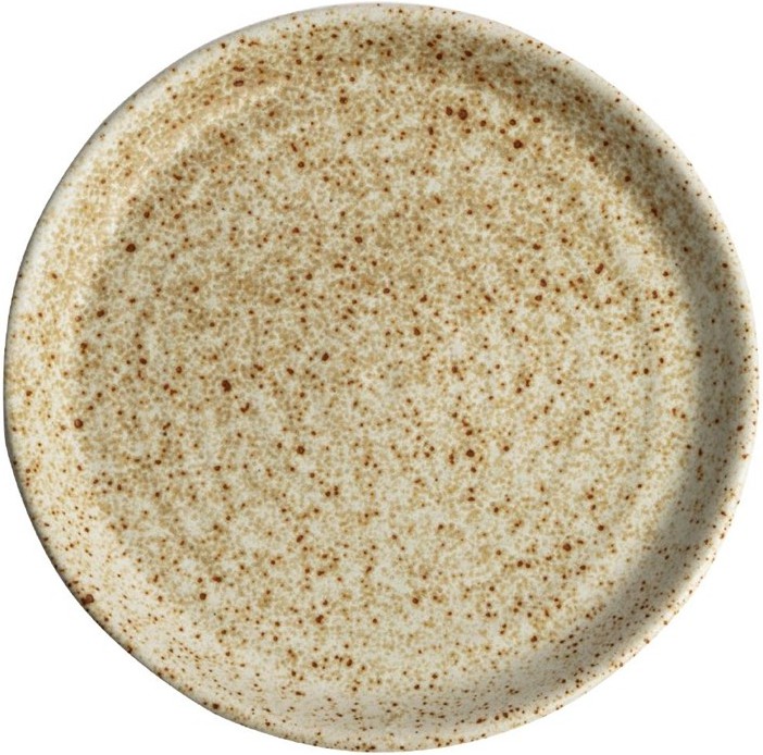  Olympia Canvas Small Rim Round Plate Wheat 180mm (Pack of 6) 