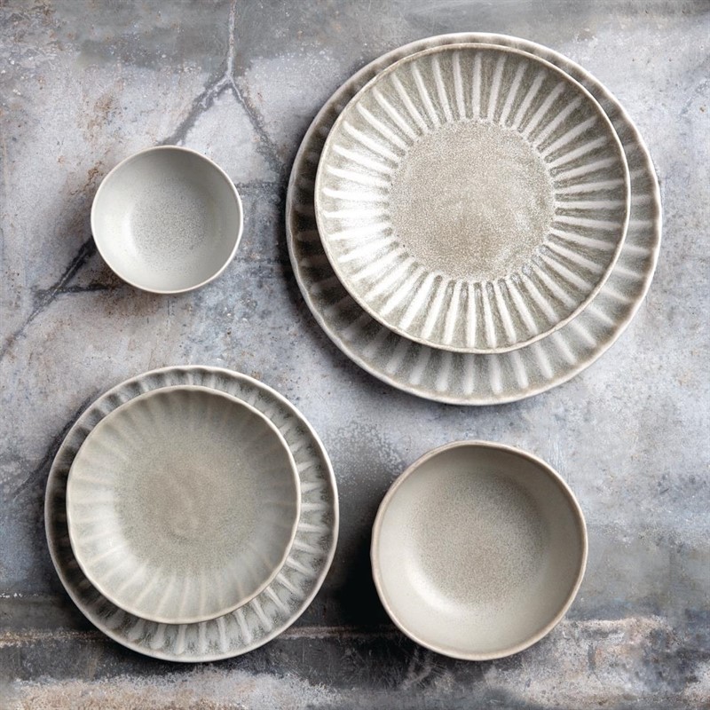  Olympia Corallite Coupe Bowls Concrete Grey 150mm (Pack of 6) 