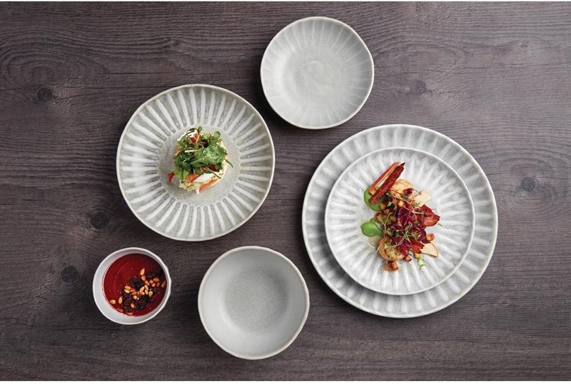  Olympia Corallite Coupe Bowls Concrete Grey 150mm (Pack of 6) 
