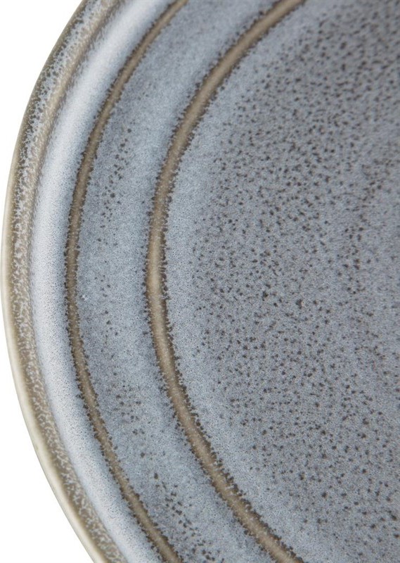  Olympia Cavolo Charcoal Dusk Flat Round Plate - 270mm (Box 4) 