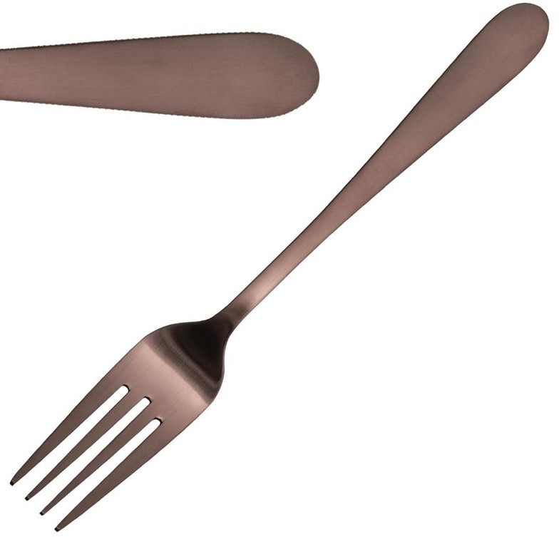  Olympia Cyprium Copper Table Fork (Pack of 12) 