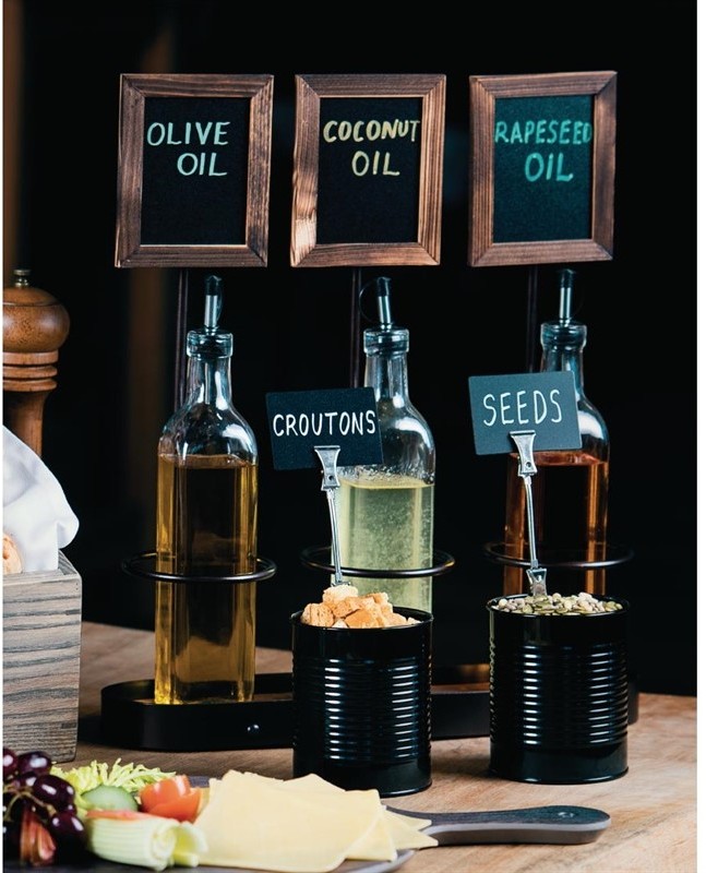  Olympia Olive Oil and Vinegar Bottle 250ml (Pack of 6) 