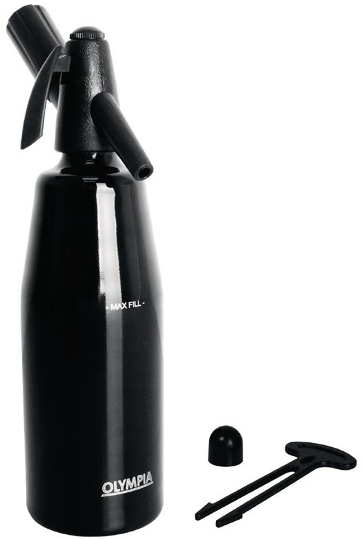  Olympia Soda Siphon Black 1L 