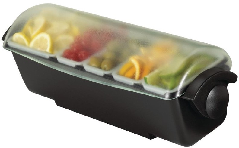  San Jamar Dome Condiment Dispenser 5 Tray 