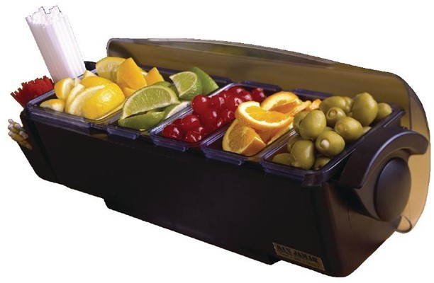  San Jamar Dome Condiment Dispenser 5 Tray 