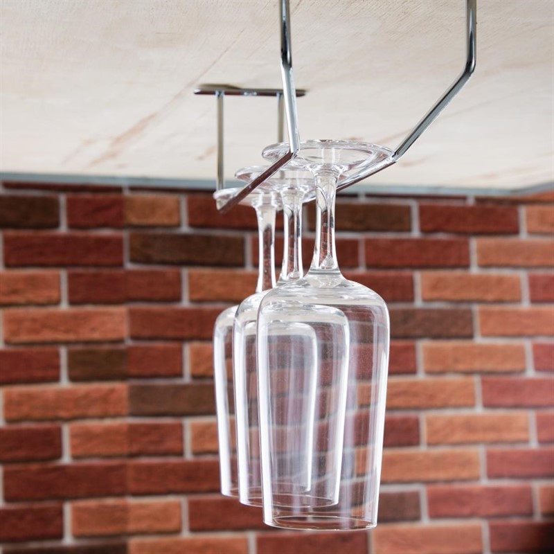  Olympia Wine Glass Rack Chrome 255mm 
