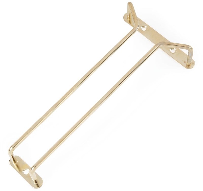  Gastronoble Brass Wine Glass Rack 255mm 