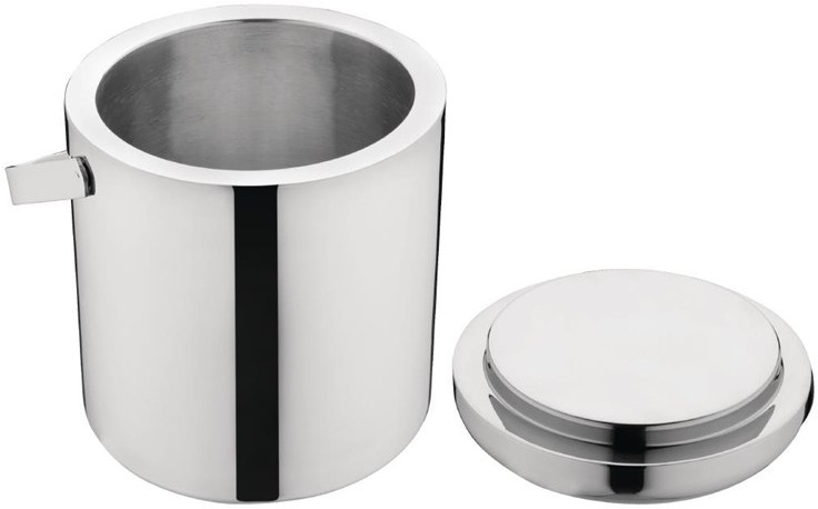  Olympia Ice Bucket with Lid and Tongs 1.23Ltr 