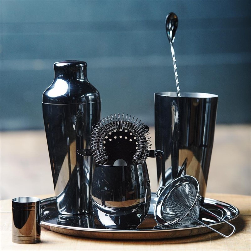  Olympia French Cocktail Shaker Gunmetal 