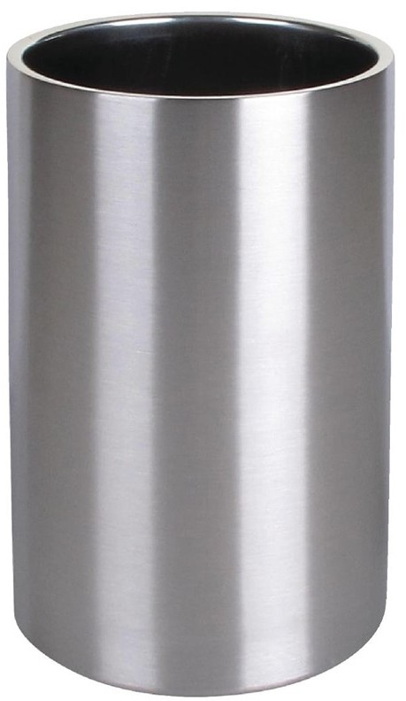  Olympia Brushed Stainless Steel Wine And Champagne Cooler 