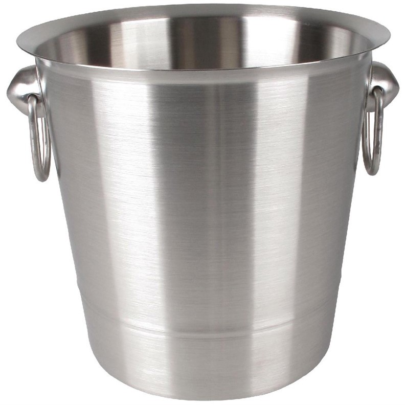  Olympia Brushed Stainless Steel Wine And Champagne Bucket 