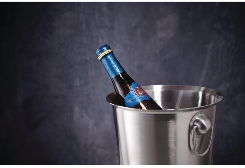  Olympia Brushed Stainless Steel Wine And Champagne Bucket 