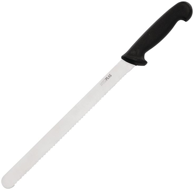  Hygiplas Serrated Slicer Black 30.5cm 