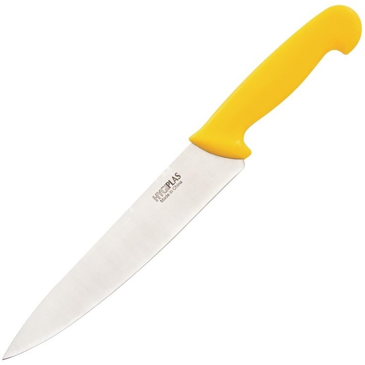  Hygiplas Chefs Knife Yellow 21.5cm 