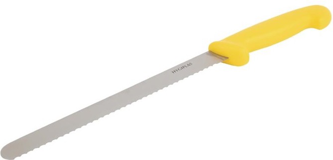  Hygiplas Serrated Slicer Yellow 25.5cm 