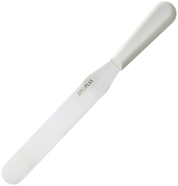  Hygiplas Straight Blade Palette Knife White 20.5cm 