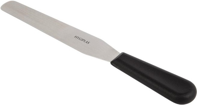  Hygiplas Straight Blade Palette Knife Black 20.5cm 