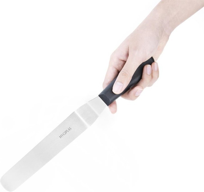  Hygiplas Angled Blade Palette Knife Black 19cm 