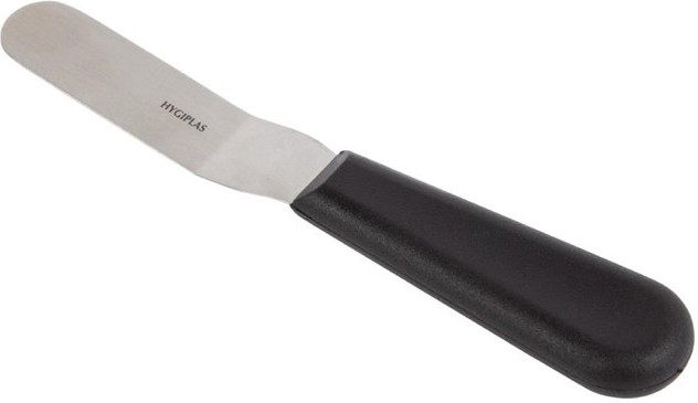  Hygiplas Angled Blade Palette Knife Black 10cm 