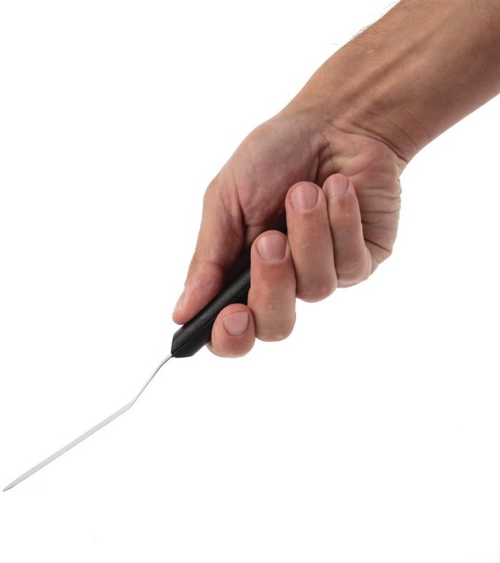  Hygiplas Angled Blade Palette Knife Black 10cm 