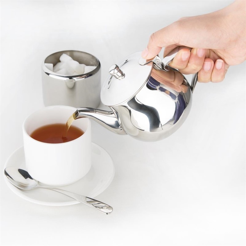  Olympia Arabian Stainless Steel Teapot 400ml 