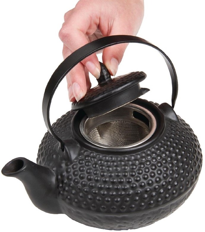  Gastronoble Oriental Hobnail Teapot Black 850ml 
