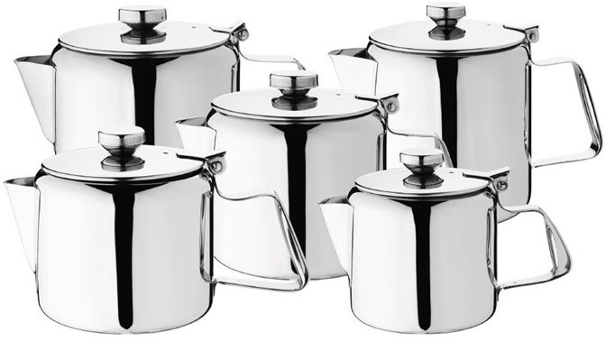  Olympia Concorde Stainless Steel Teapot 450ml 