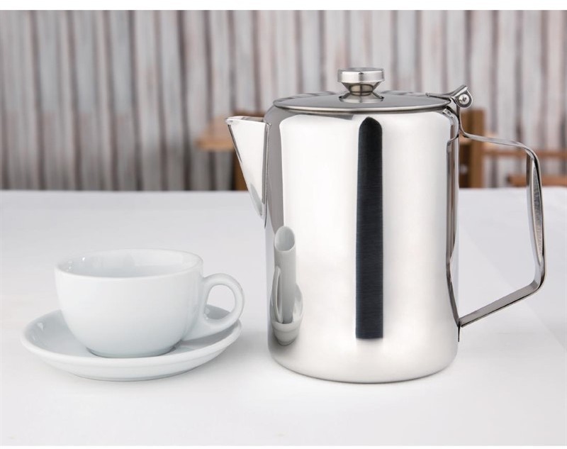  Olympia Concorde Stainless Steel Coffee Pot 2Ltr 