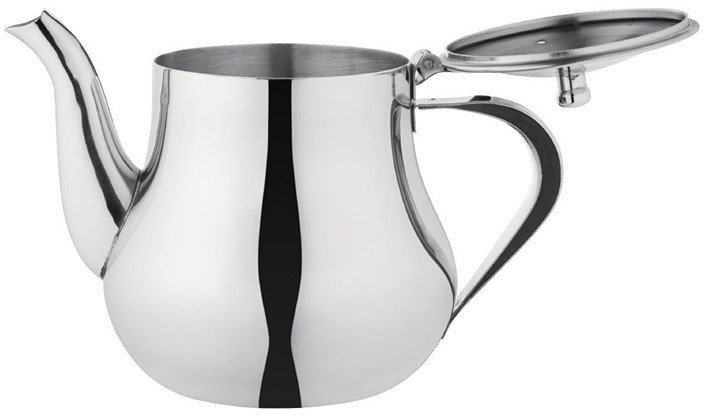  Olympia Arabian Stainless Steel Teapot 1Ltr 