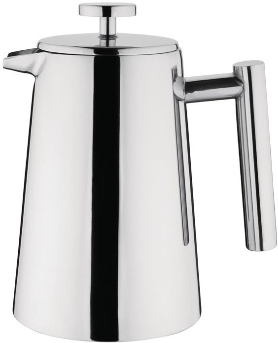  Olympia Insulated Art Deco Stainless Steel Cafetiere 6 Cup 
