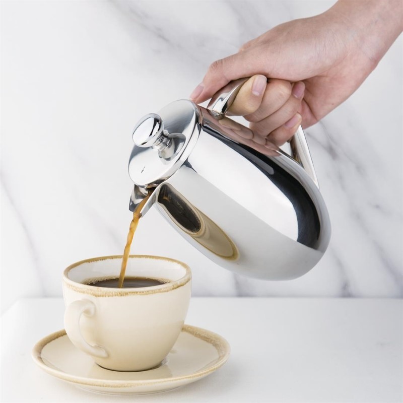  Olympia Insulated Stainless Steel Cafetiere 3 Cup 