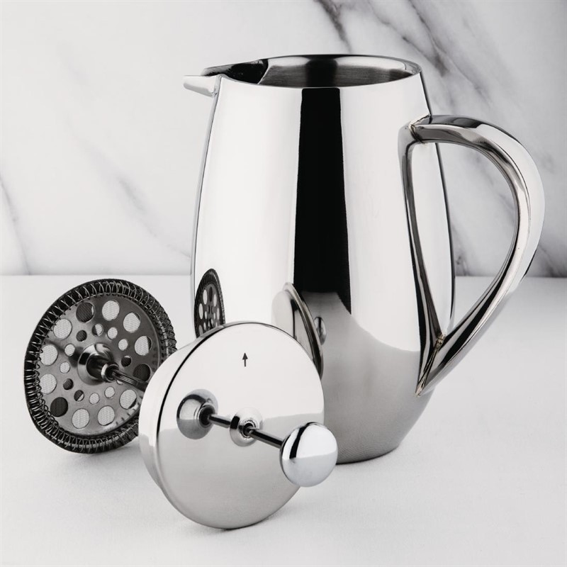  Olympia Insulated Stainless Steel Cafetiere 6 Cup 
