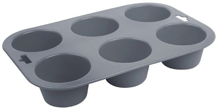  Vogue Flexible Silicone Muffin Pan 6 Cup 