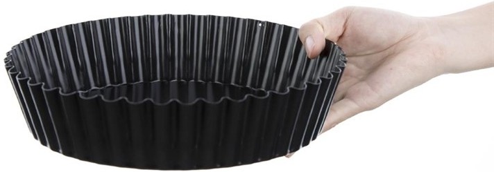  Vogue Deep Non-Stick Quiche Tin With Removable Base 250mm 