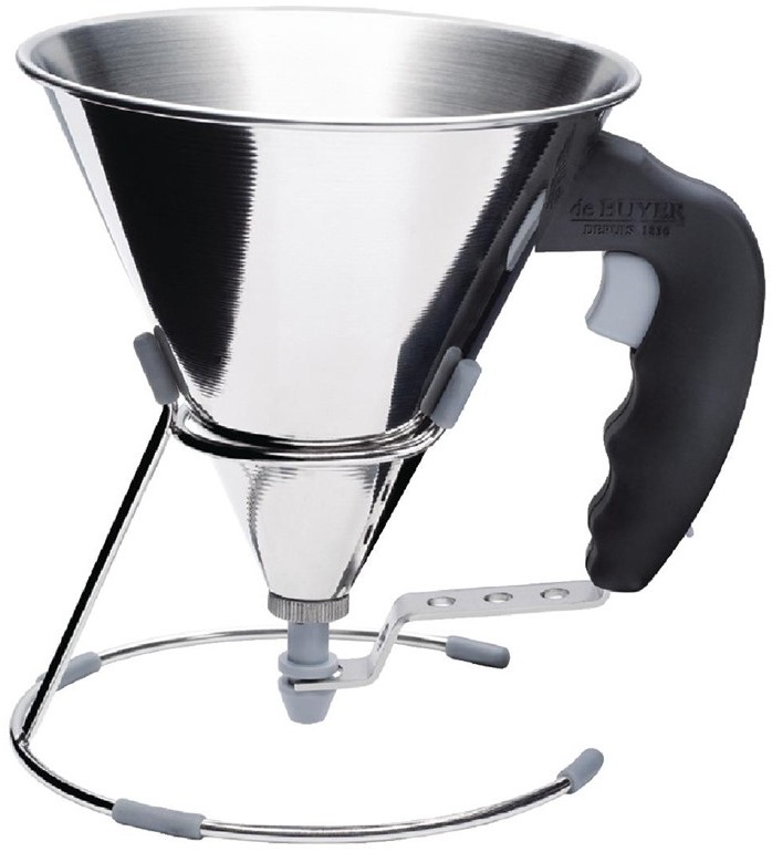  De Buyer Mini Automatic Piston Funnel 0.8ltr 