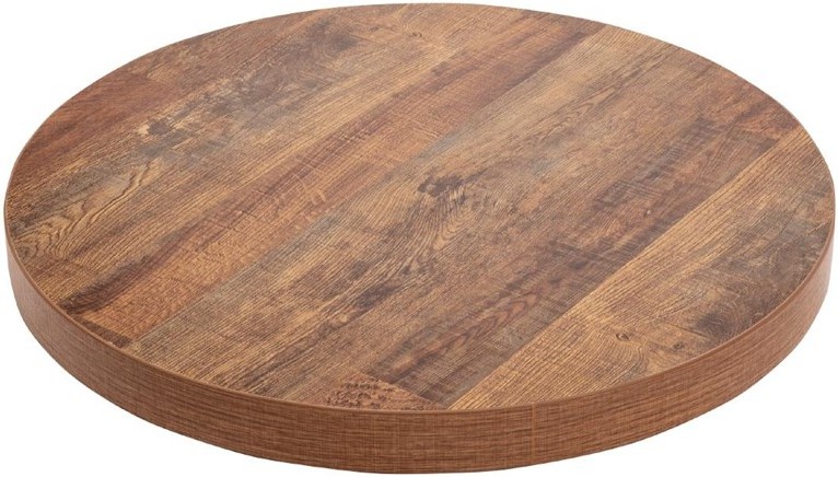  Bolero Pre-drilled Round Table Top Urban Dark 