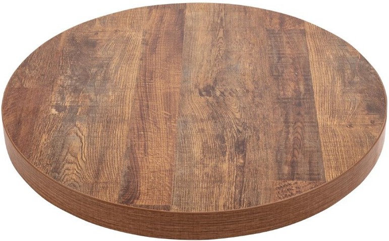  Bolero Pre-drilled Round Table Top Urban Dark 