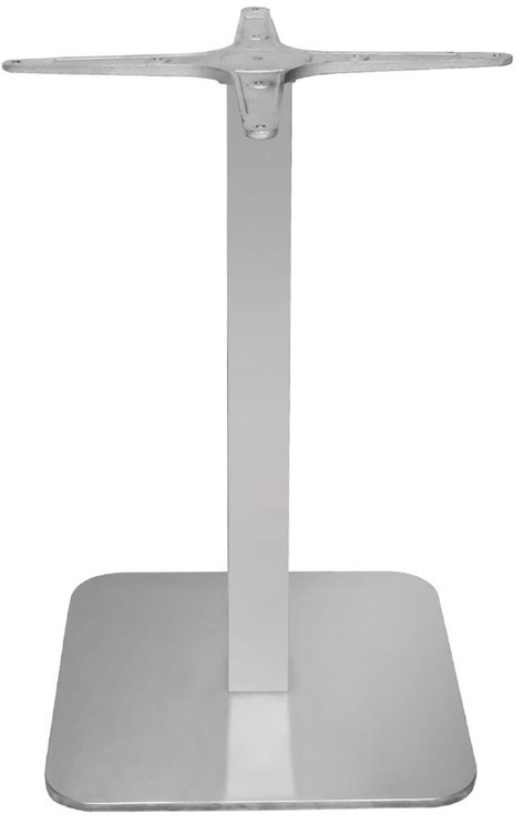  Bolero Square Stainless Steel Table Base 