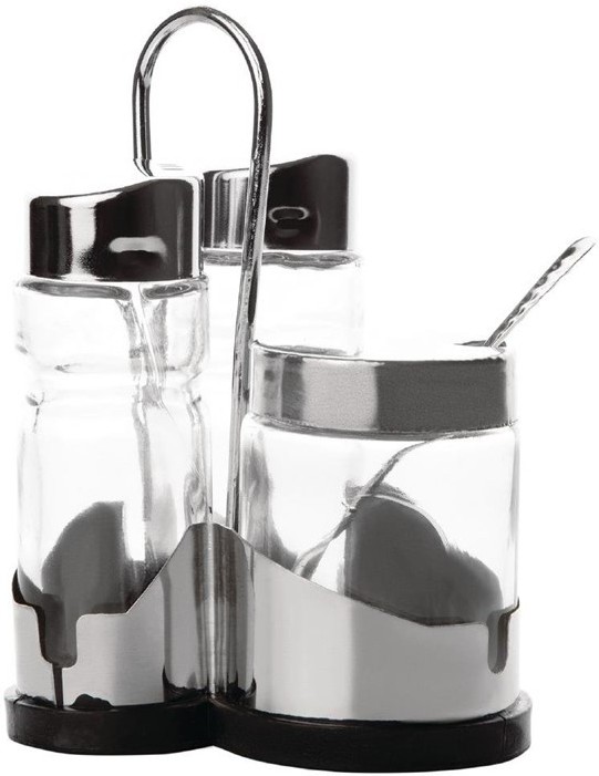  Comas Menage Set Salt, Pepper and Mustard 