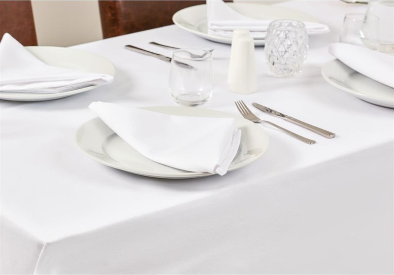  Mitre Essentials Occasions Tablecloth White 1350 x 2300mm 