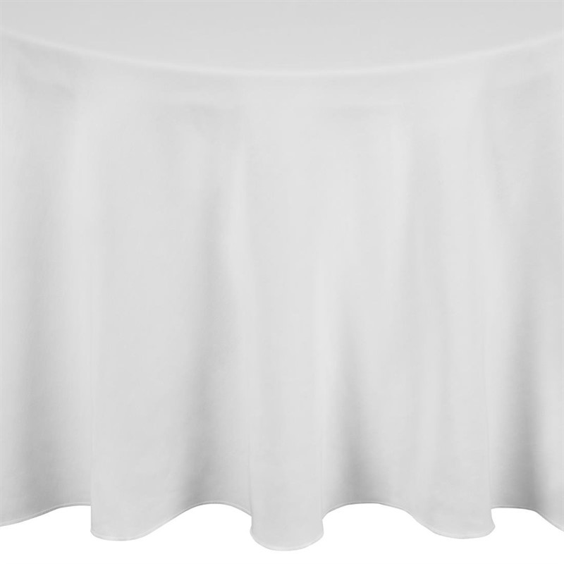  Mitre Essentials Occasions Round Tablecloth White 2800mm 
