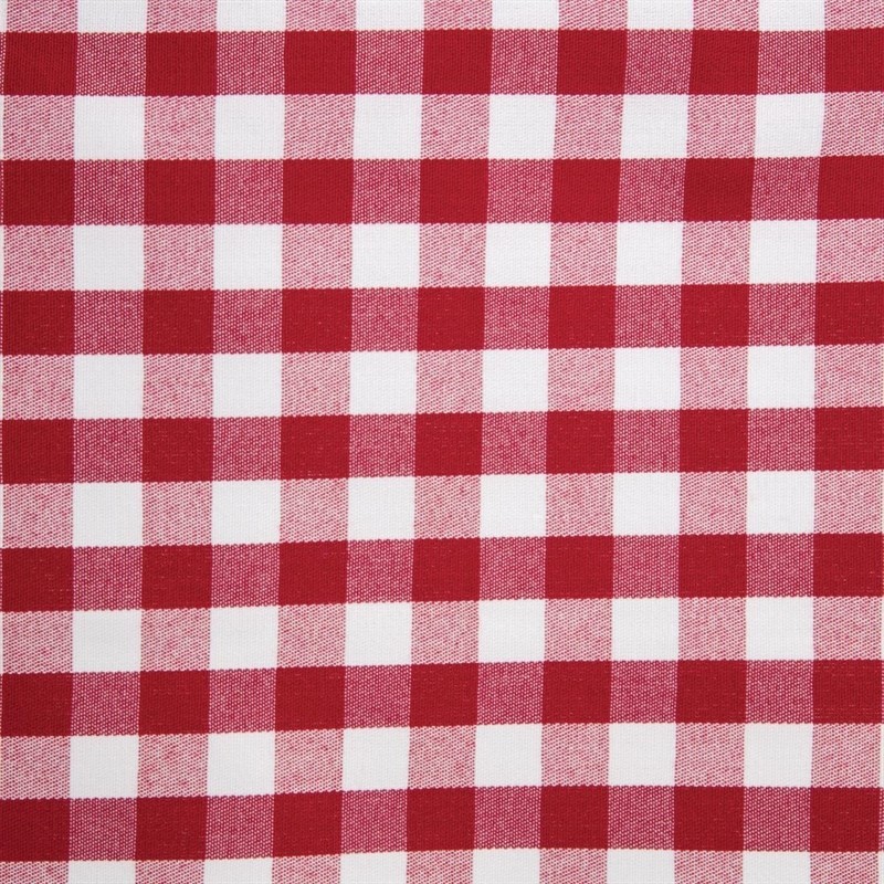  Mitre Comfort Gingham Tablecloth Red 1320 x 1320mm 