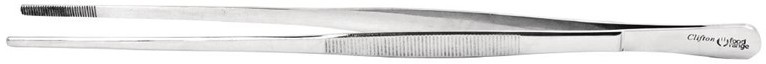  Gastronoble Stainless Steel Round Tip Tweezer Tongs 300mm 