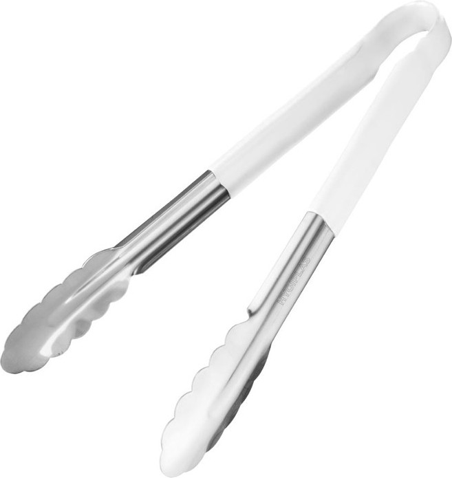  Hygiplas Colour Coded White Serving Tong 300mm 