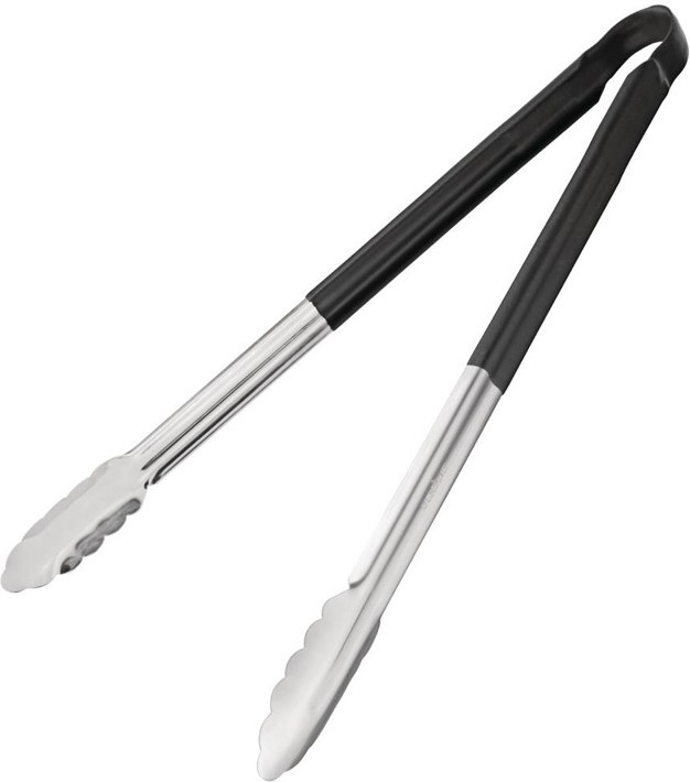  Vogue Colour Coded Serving Tong Black 405mm 