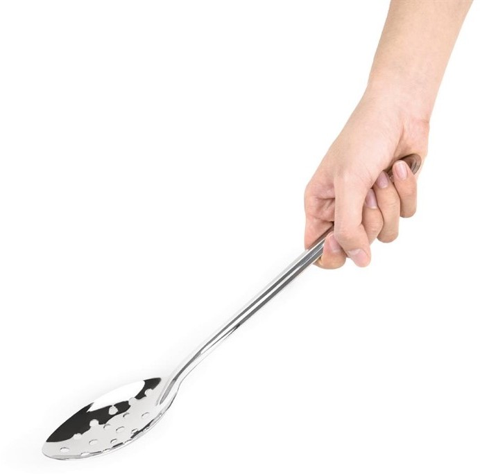  Vogue Stainless Steel Perforated Serving Spoon 