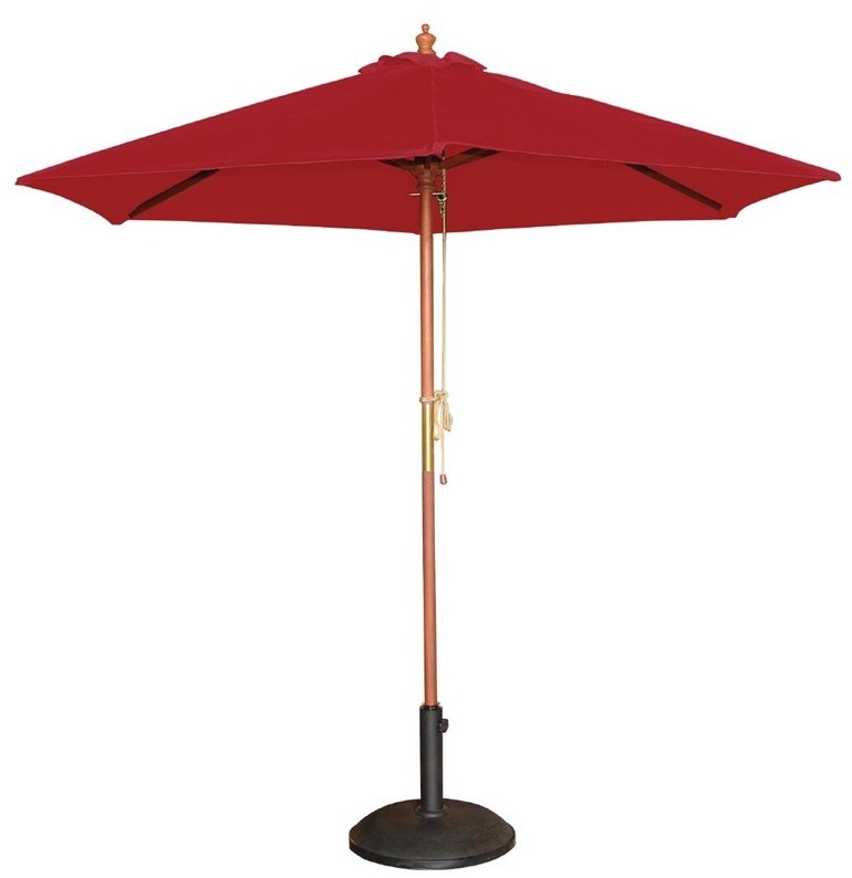  Bolero Round Parasol 3m Diameter Red 