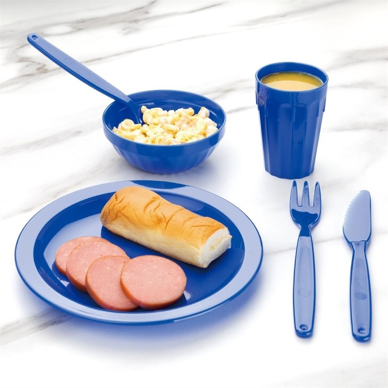  Kristallon Polycarbonate Bowls Blue 102mm 