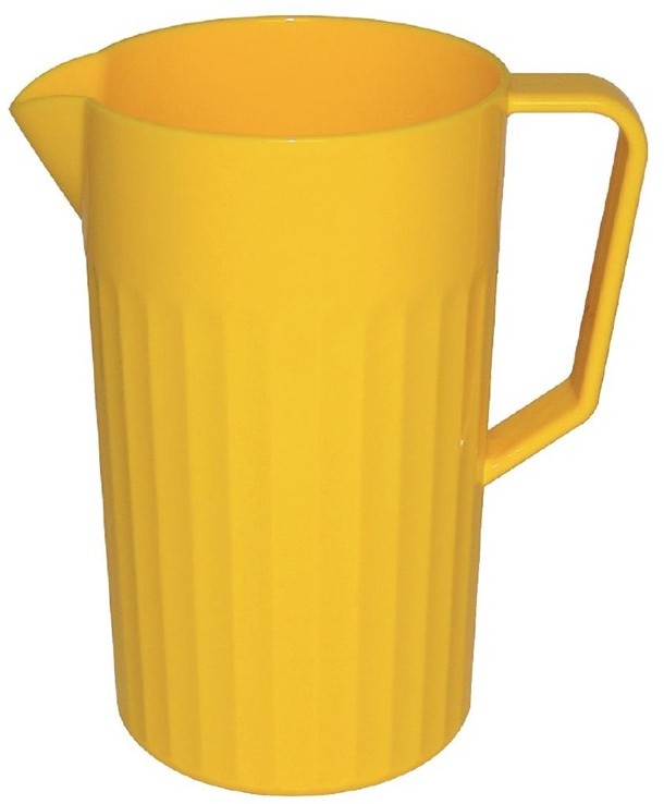  Kristallon Polycarbonate Jug Yellow 1.4Ltr 