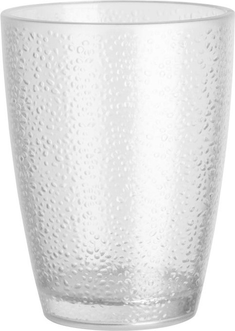  Olympia Kristallon Polycarbonate Tumbler Pebbled Clear 275ml (Pack of 6) 